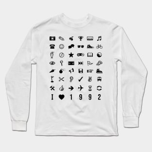 I Love 1992 Long Sleeve T-Shirt